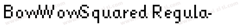 BowWowSquared Regula字体转换